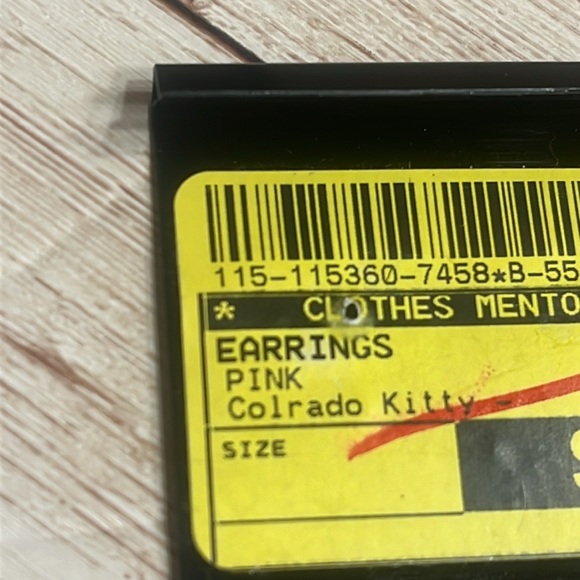 Colorado Kitty Pink Hand Crafted Tassel Earrings - Picture 5 of 5